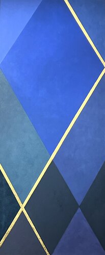 Goldene Linie di Gabriele Fuchs, Pittura in vendita su Singulart