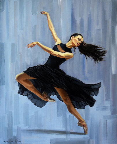 The beauty of dance III van Serghei Ghetiu, Schilderij te koop op Singulart