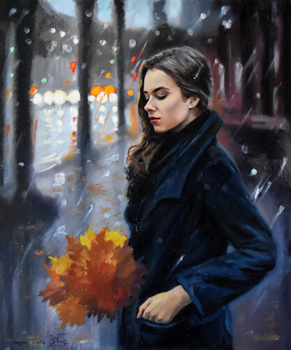 The wet November II van Serghei Ghetiu, Schilderij te koop op Singulart