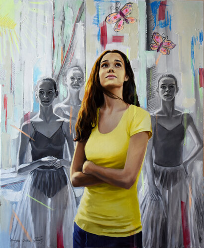 The ballet team van Serghei Ghetiu, Schilderij te koop op Singulart
