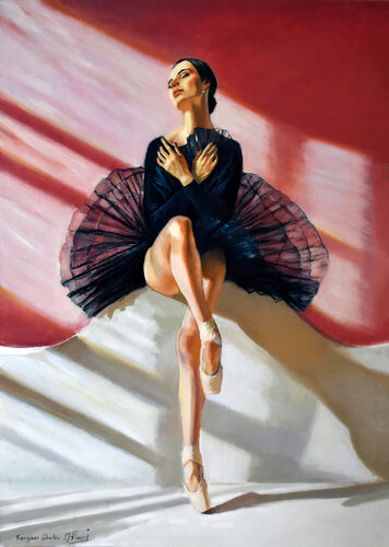 Swimming in the sunlight van Serghei Ghetiu, Schilderij te koop op Singulart
