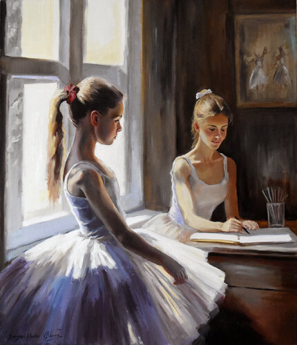 During the break at the ballet school Serghei Ghetiu