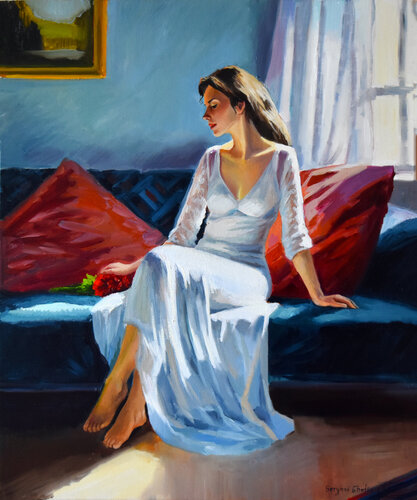 The sunny mood van Serghei Ghetiu, Schilderij te koop op Singulart