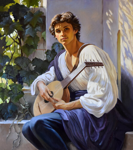 The Italian minstrel Serghei Ghetiu