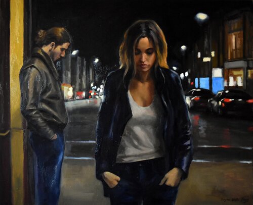 The last dialog di Serghei Ghetiu, Pittura in vendita su Singulart