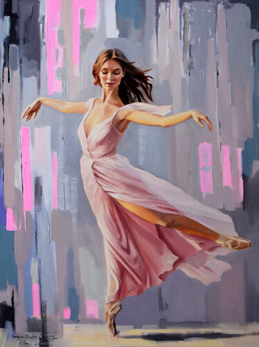 The beauty of dance X di Serghei Ghetiu, Pittura in vendita su Singulart