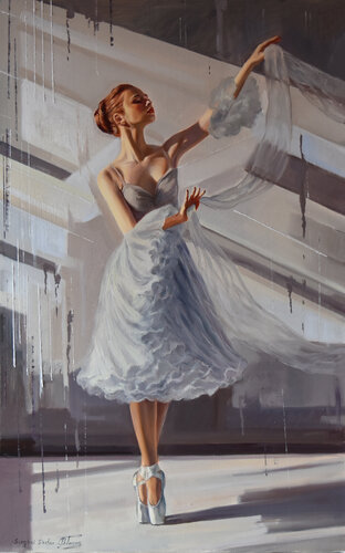 The beauty of dance XII van Serghei Ghetiu, Schilderij te koop op Singulart