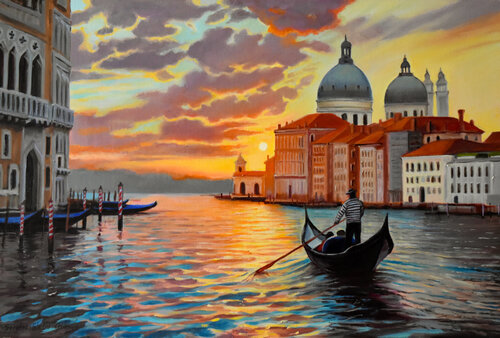 Sunset in Venice Serghei Ghetiu