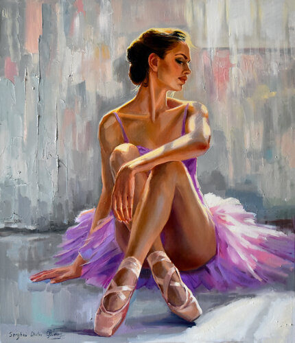 A ballerina in pink Serghei Ghetiu