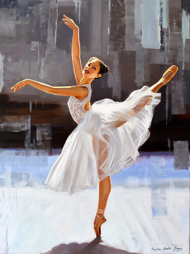 Dancing in the light by Serghei Ghetiu, Painting for Sale on Singulart