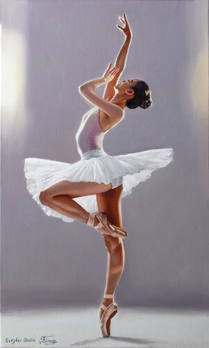 Dancing in the light II van Serghei Ghetiu, Schilderij te koop op Singulart