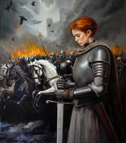 Siege of Orléans van Serghei Ghetiu, Schilderij te koop op Singulart