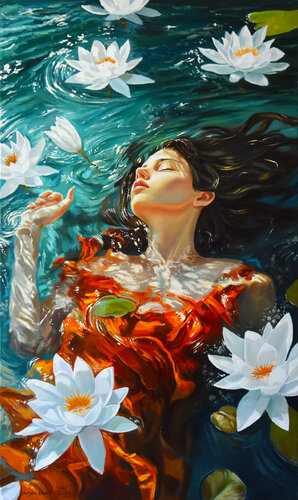 The moment of the harmony van Serghei Ghetiu, Schilderij te koop op Singulart