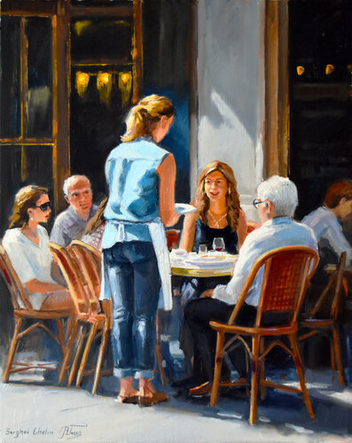 A summer day by Serghei Ghetiu, Painting for Sale on Singulart
