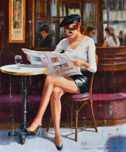 The beauty of retro time II van Serghei Ghetiu, Schilderij te koop op Singulart