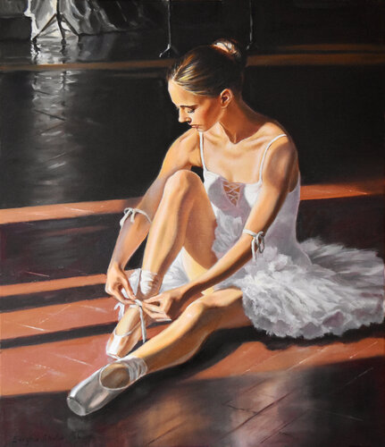 The ballet lover II de Serghei Ghetiu, Pintura a la venta en Singulart
