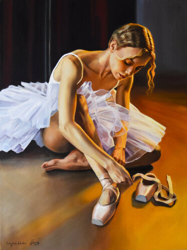The ballet lover III de Serghei Ghetiu, Pintura a la venta en Singulart