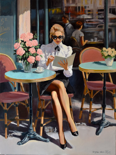 A summer day van Serghei Ghetiu, Schilderij te koop op Singulart