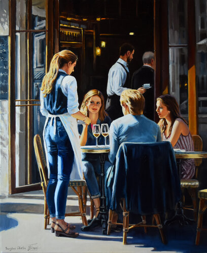 A summer day III di Serghei Ghetiu, Pittura in vendita su Singulart