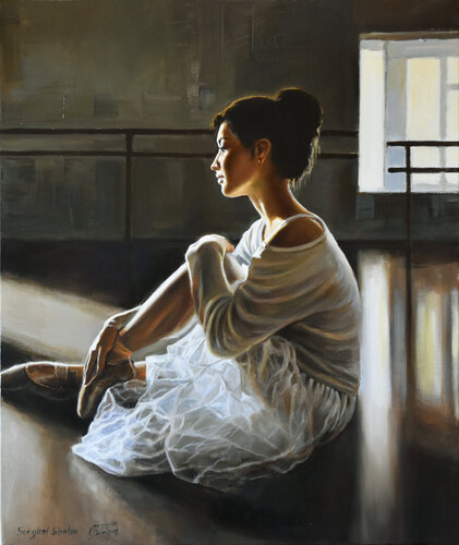 The ballet mood by Serghei Ghetiu, Painting for Sale on Singulart