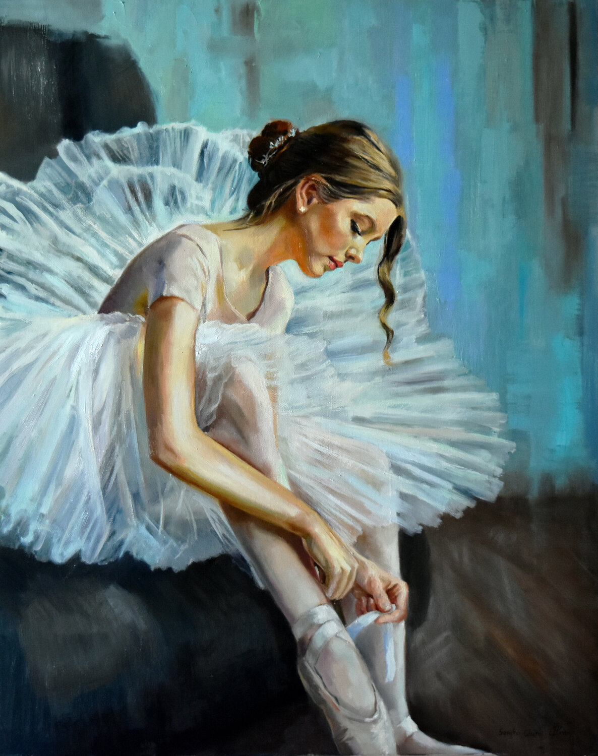 Ballerina, preparing for classes Serghei Ghetiu