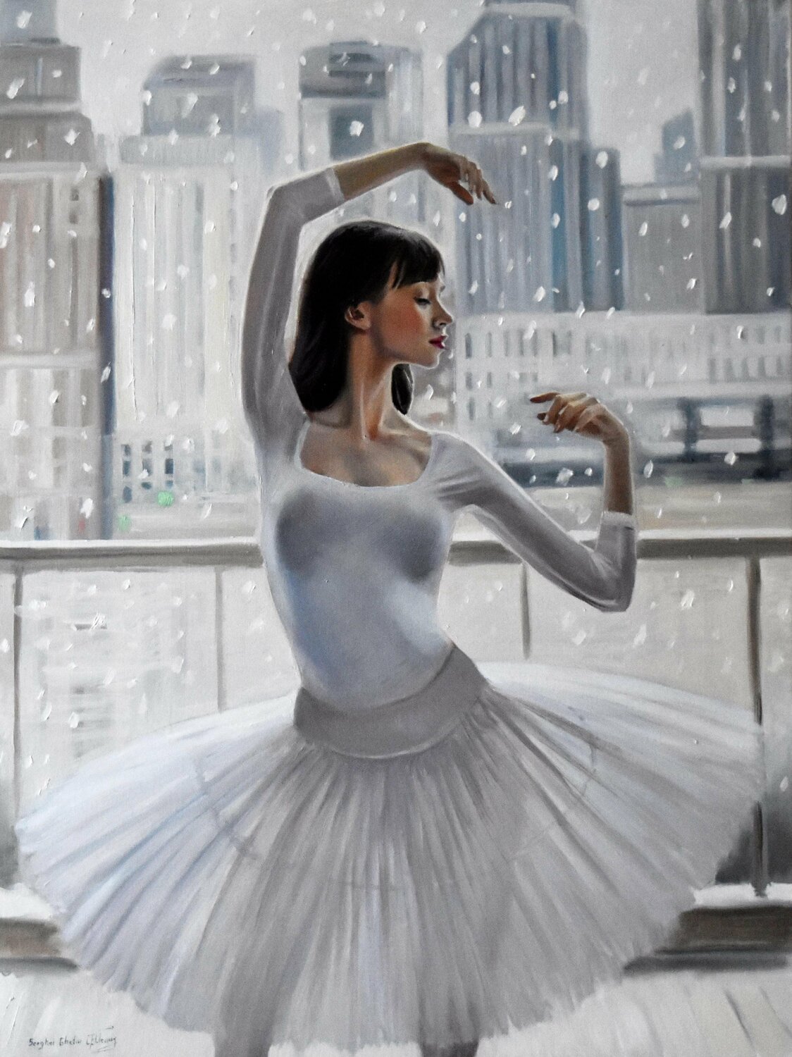 Ballerina, the winter dance Serghei Ghetiu