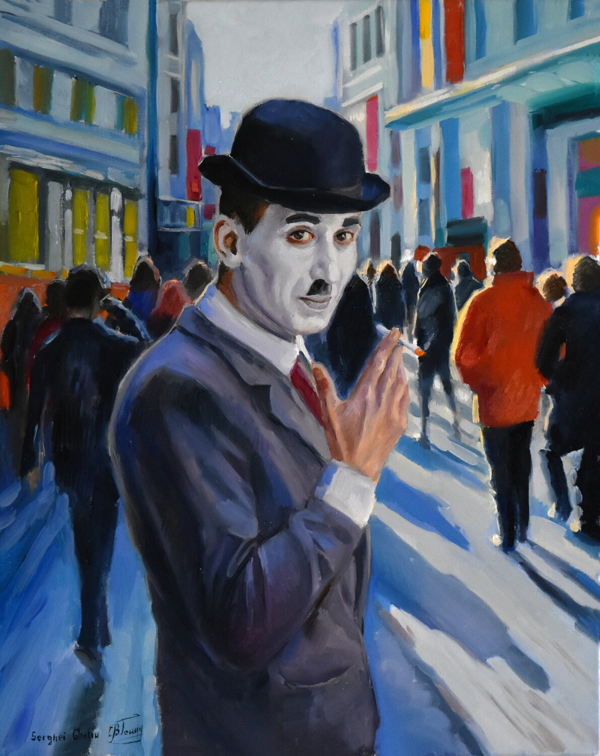 A cigarette before work Serghei Ghetiu