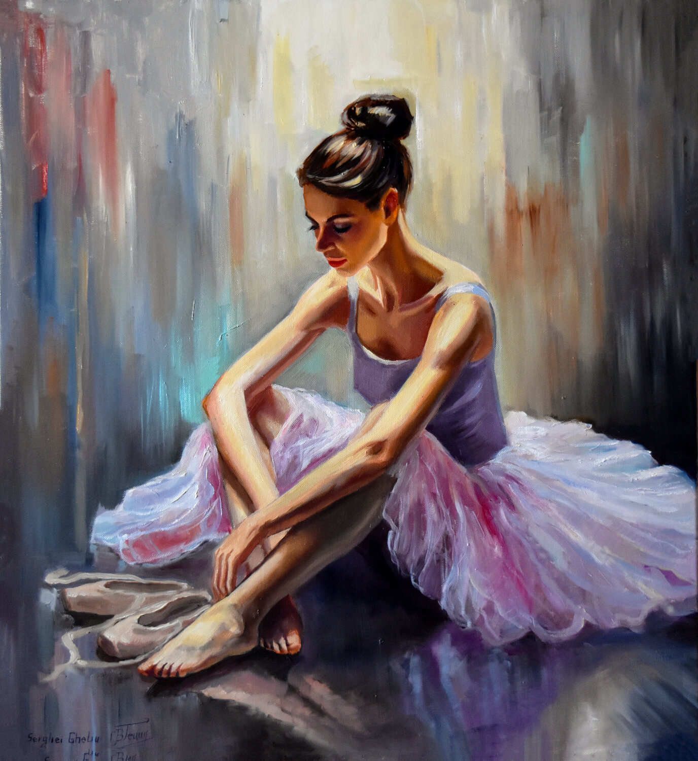 Ballerina, after performance di Serghei Ghetiu (2023): Pittura a
