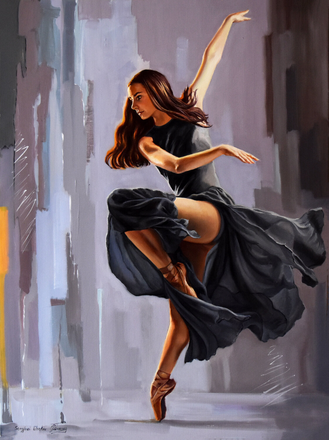 The beauty of dance IX Serghei Ghetiu Originalgemälde zu verkaufen