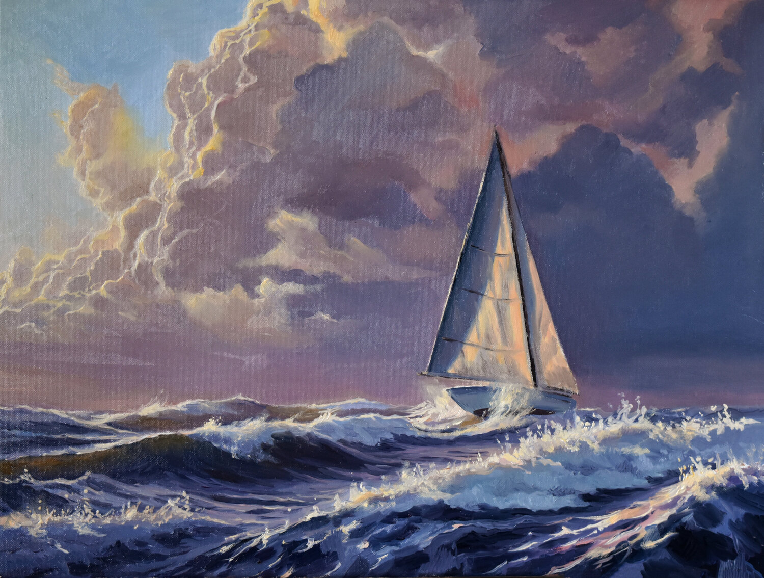 Against the sea wind IV Serghei Ghetiu