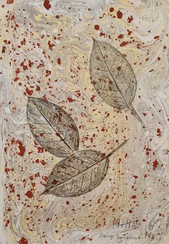 Hojas de árbol: Serie Botánica N 3 di Rosario De Mattos, Opera su carta in vendita su Singulart