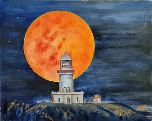 Faro de Cabo Byron von Rosario De Mattos, Malerei kaufen auf Singulart