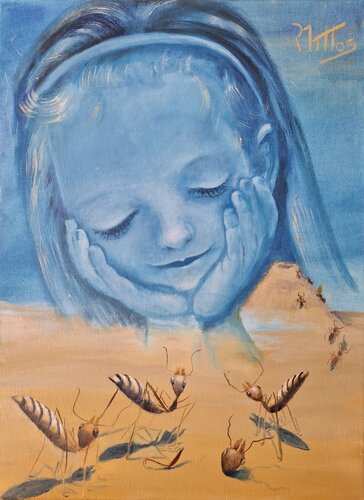 EL DIOS DE LAS HORMIGAS 23-1 van Rosario De Mattos, Schilderij te koop op Singulart