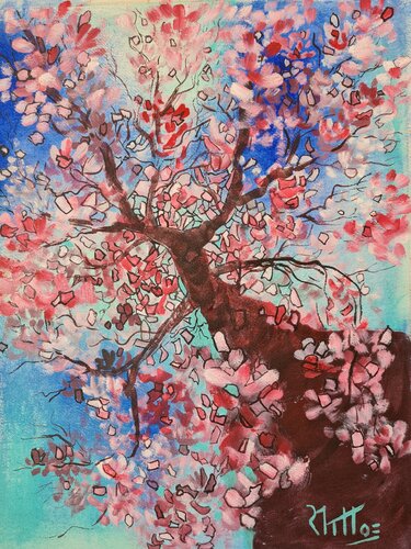 ÁRBOL EN FLOR 24 3 de Rosario De Mattos, Pintura a la venta en Singulart