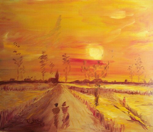 Homenaje a Van Gogh 4 di Rosario De Mattos, Pittura in vendita su Singulart