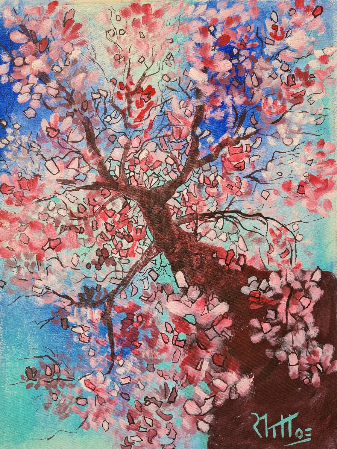 ÁRBOL EN FLOR 24 3 Rosario De Mattos Originalgemälde zu verkaufen