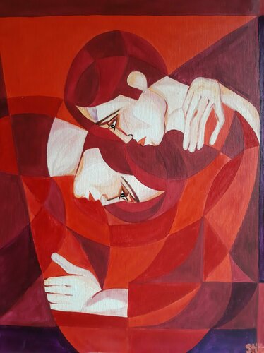 LOVERS von Edith Stütz, Malerei kaufen auf Singulart