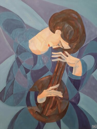 MUSICIAN di Edith Stütz, Pittura in vendita su Singulart