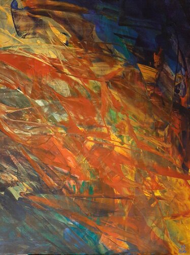 RÖT-L-ICH-T van Edith Stütz, Schilderij te koop op Singulart