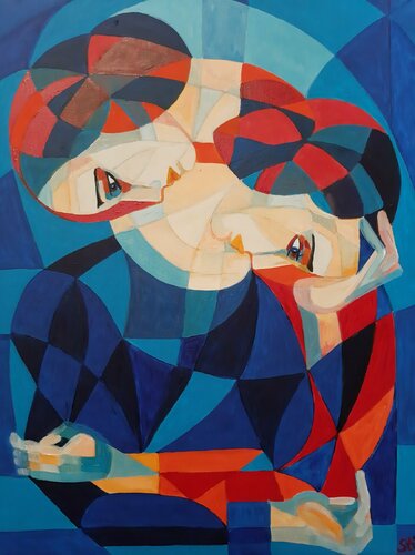 LIEBESPAAR van Edith Stütz, Schilderij te koop op Singulart