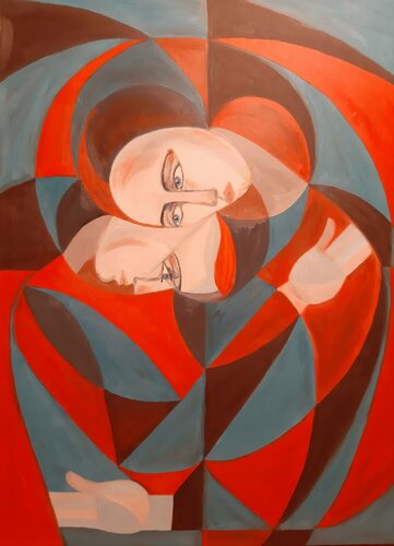 UMARMUNG van Edith Stütz, Schilderij te koop op Singulart