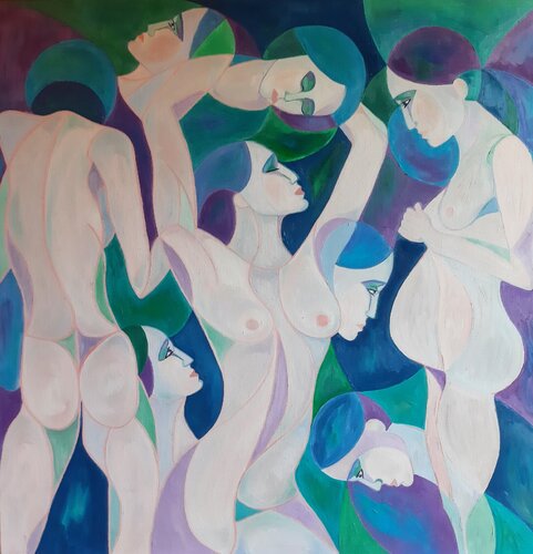 THE STORY OF A LIFE II van Edith Stütz, Schilderij te koop op Singulart