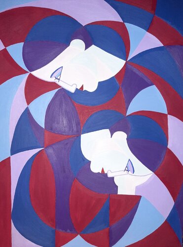 IM KREIS di Edith Stütz, Pittura in vendita su Singulart
