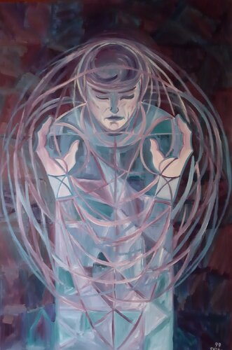 IM KREIS DER UNENDLICHKEIT di Edith Stütz, Pittura in vendita su Singulart