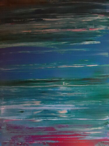 UNENDLICHKEIT IN BLAU di Edith Stütz, Pittura in vendita su Singulart