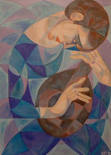 MUSICIAN di Edith Stütz, Pittura in vendita su Singulart