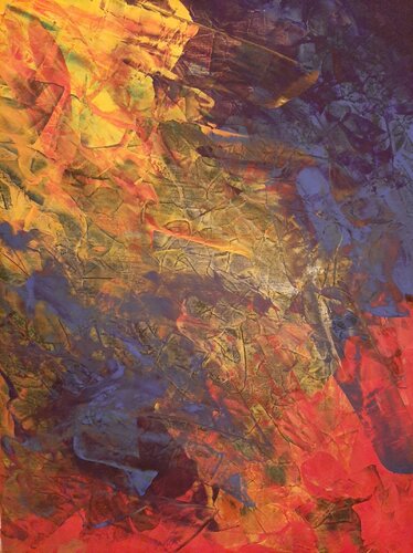 UNENDLICHER MOMENT MIT BLICK IN DIE VERGANGENHEIT van Edith Stütz, Schilderij te koop op Singulart
