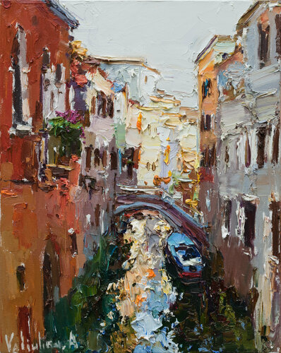 Venice. italian landscape par Anastasiya Valiulina, Peinture en vente sur Singulart