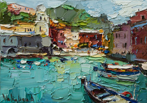 Italy - Original Oil Painting di Anastasiya Valiulina, Pittura in vendita su Singulart