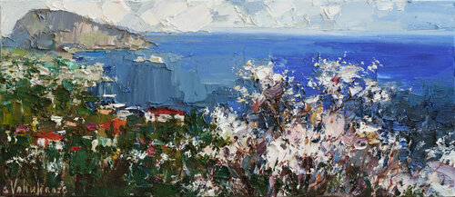 Spring landscape. par Anastasiya Valiulina, Peinture en vente sur Singulart